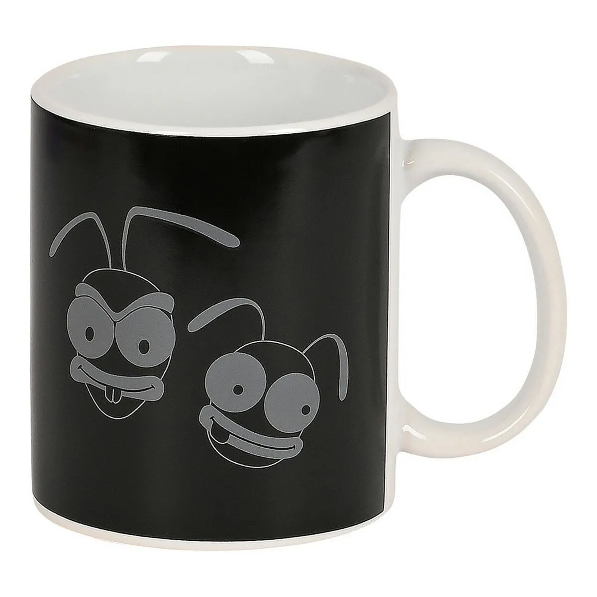 Tazza Mug El Hormiguero Bianco Ceramica Nero (350 ml)