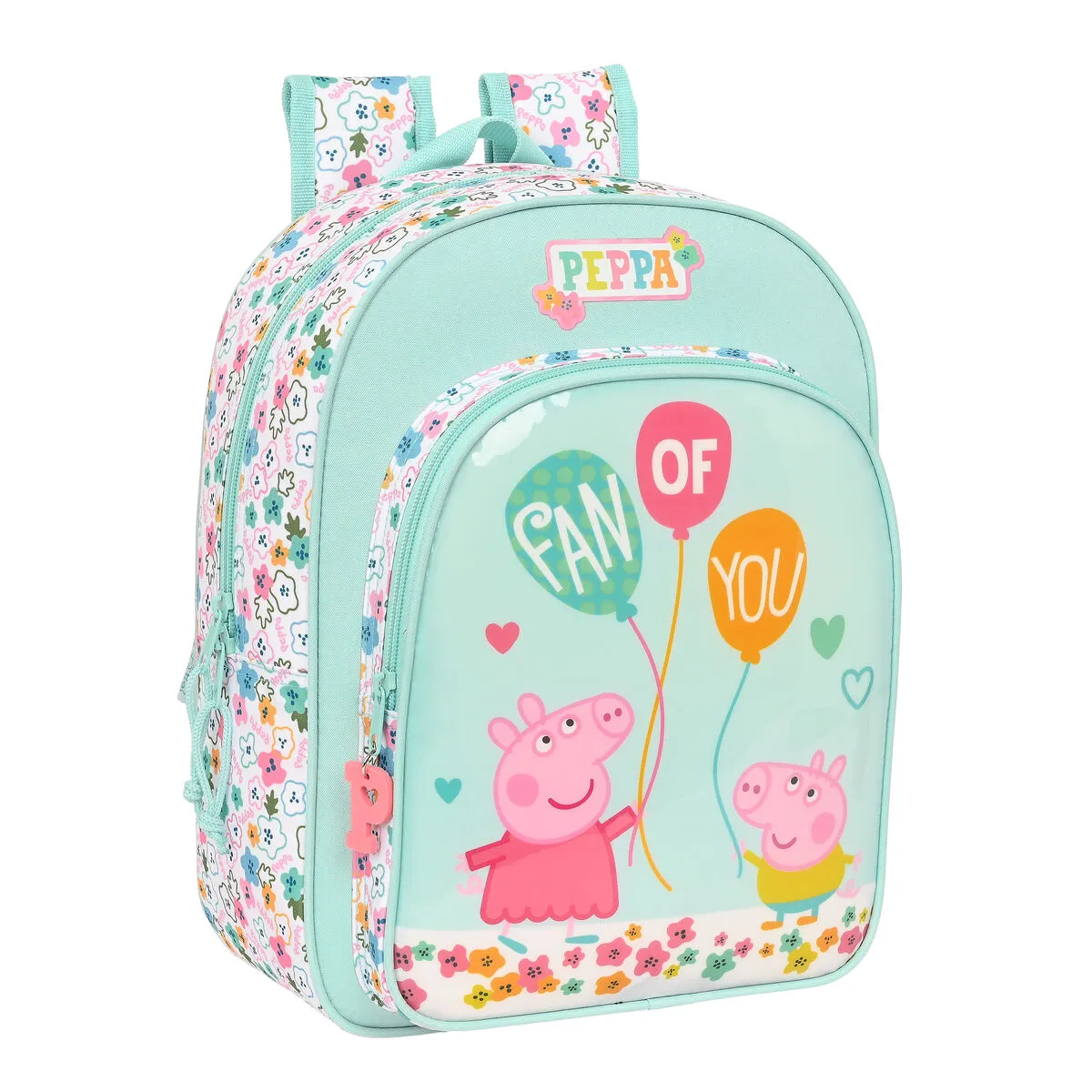 Zaino Scuola Peppa Pig Cosy corner Azzurro Chiaro (26 x 34 x 11 cm)