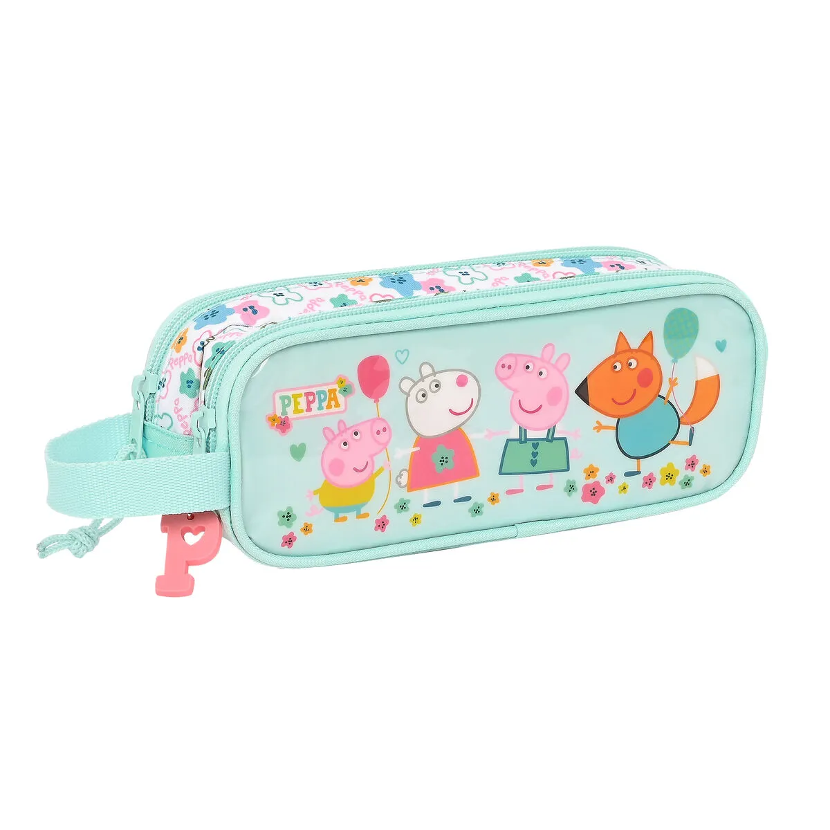 Portaoggetti Doppio Peppa Pig Cosy corner Azzurro Chiaro (21 x 8 x 6 cm)