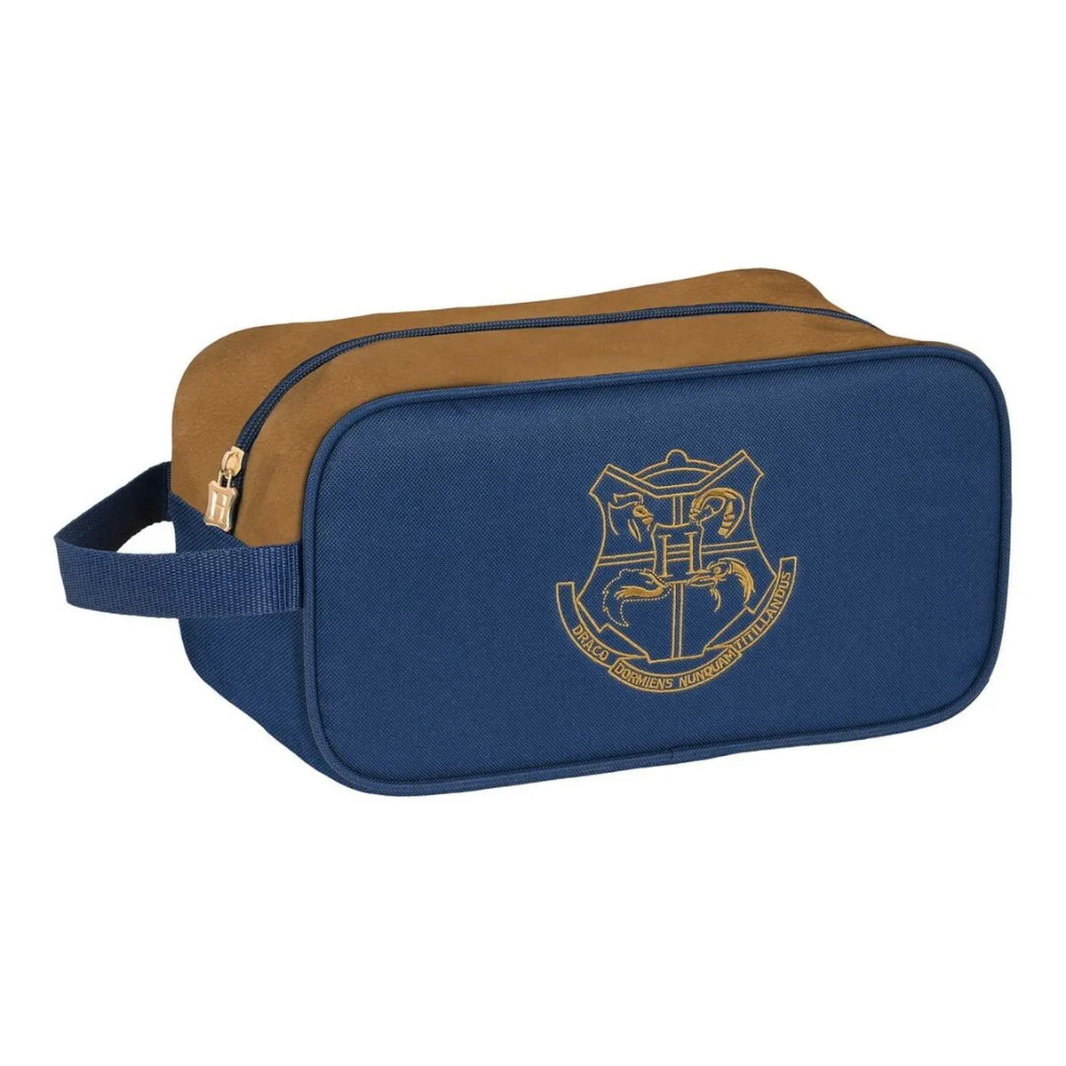 Scarpiera da Viaggio Harry Potter Magical Marrone Blu Marino (29 x 15 x 14 cm)