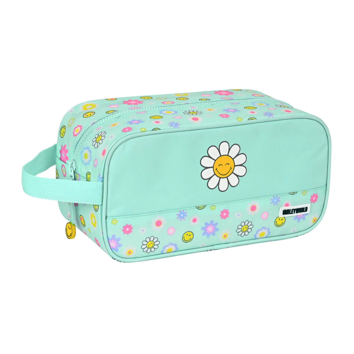 Scarpiera da Viaggio Smiley Summer fun Turchese (29 x 15 x 14 cm)