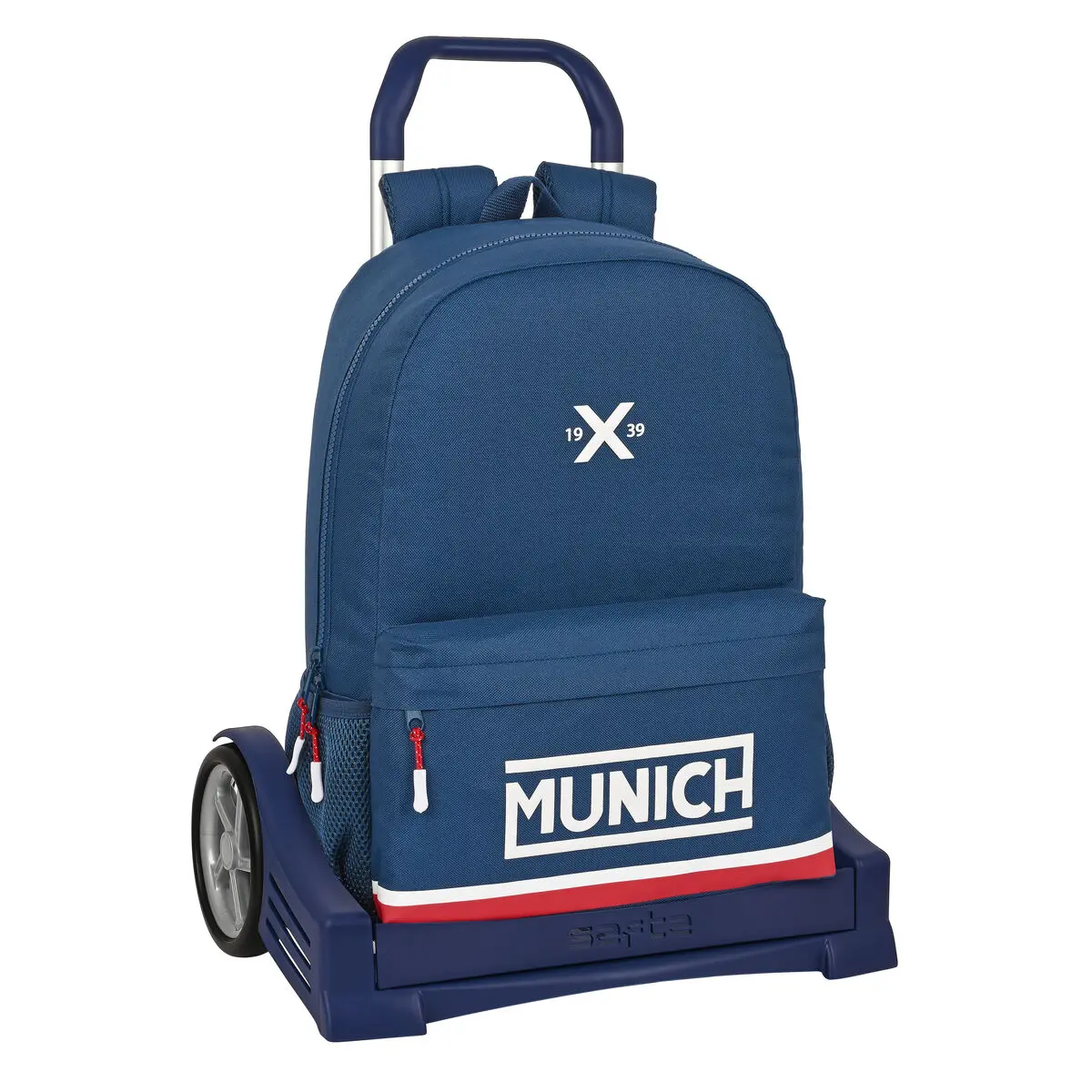 Trolley per la Scuola Munich Soon Azzurro 30 x 46 x 14 cm