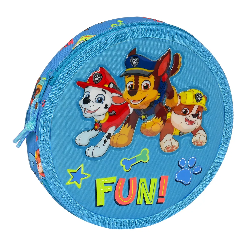 Astuccio The Paw Patrol Friendship Rotondo Azzurro (18 Pezzi)