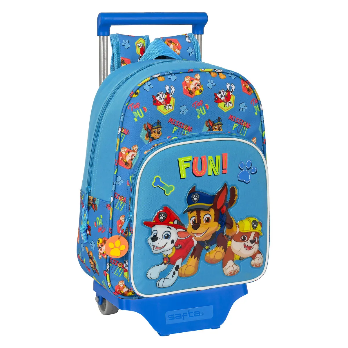 Trolley per la Scuola The Paw Patrol Friendship Azzurro (26 x 34 x 11 cm)