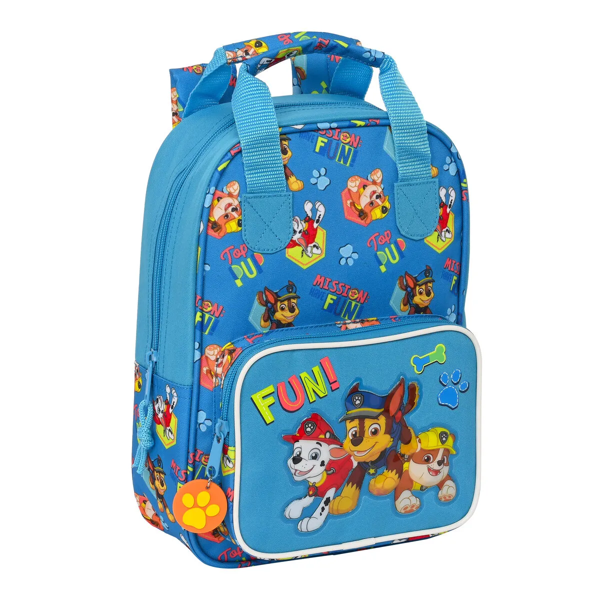 Zaino Scuola The Paw Patrol Friendship Azzurro (20 x 28 x 8 cm)