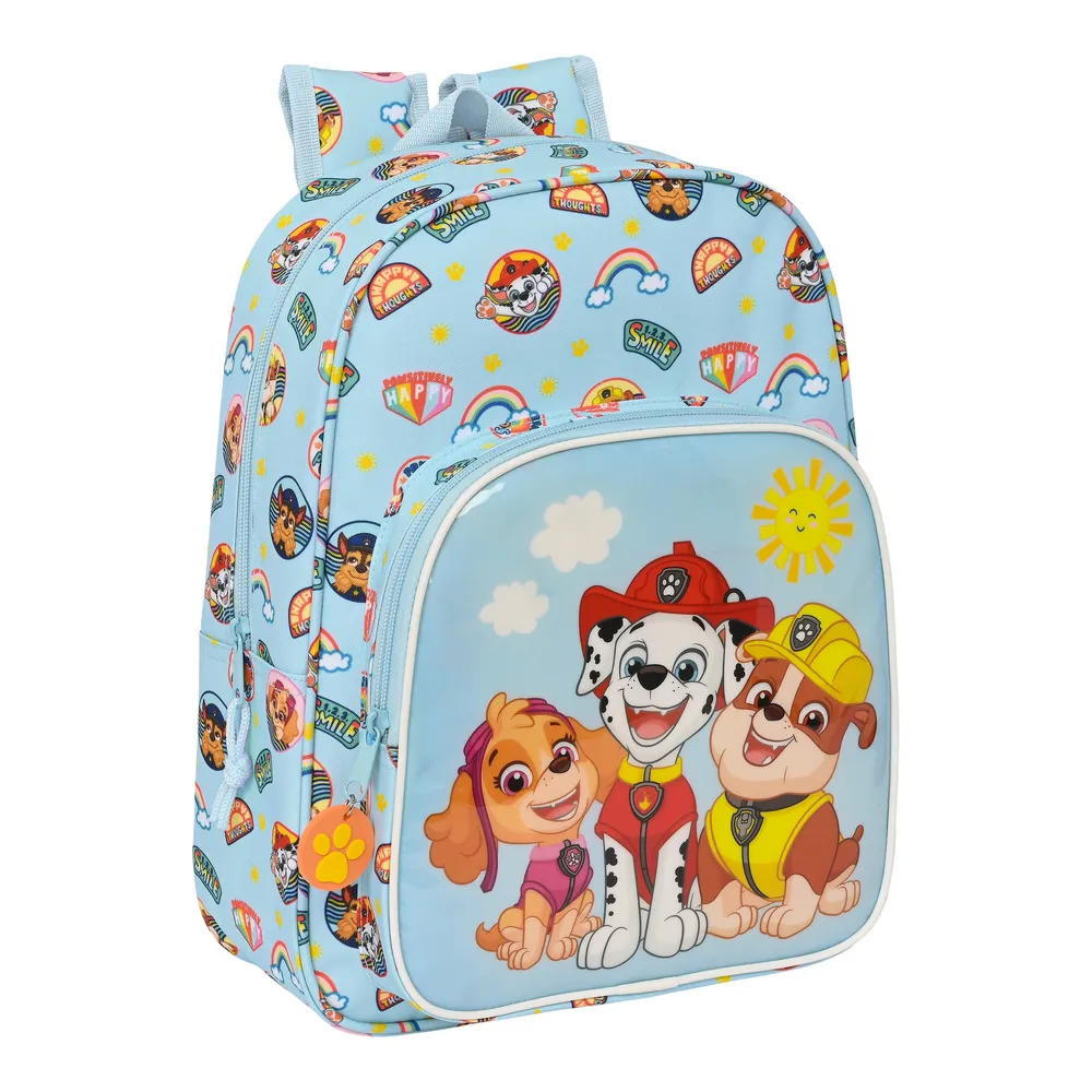 Zaino Scuola The Paw Patrol Sunshine Azzurro 26 x 34 x 11 cm