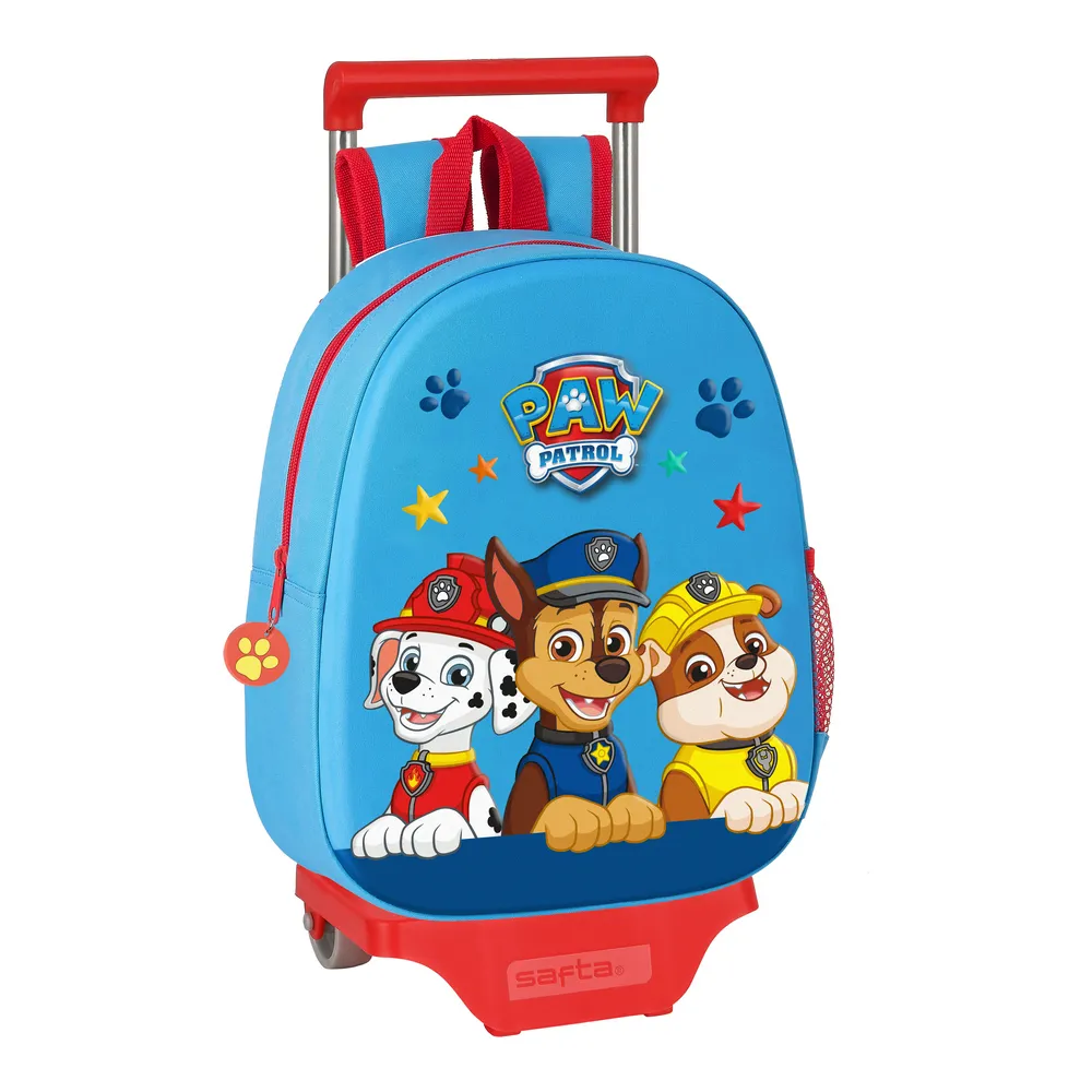 Trolley per la Scuola The Paw Patrol Azzurro Rosso 27 x 32 x 10 cm