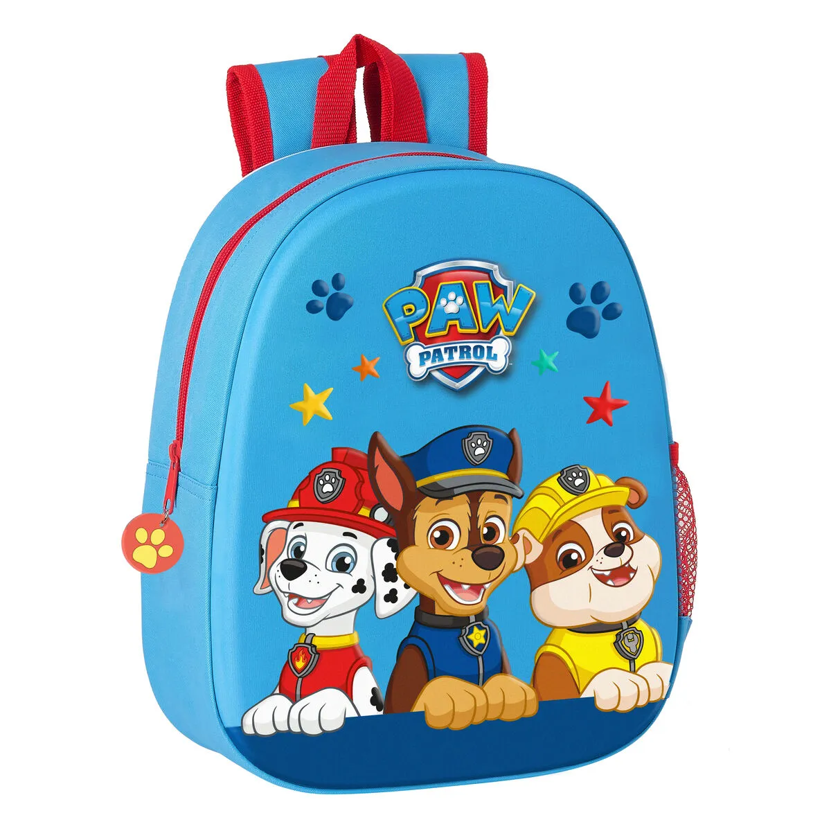 Zaino per Bambini 3D The Paw Patrol Azzurro Rosso 27 x 32 x 10 cm