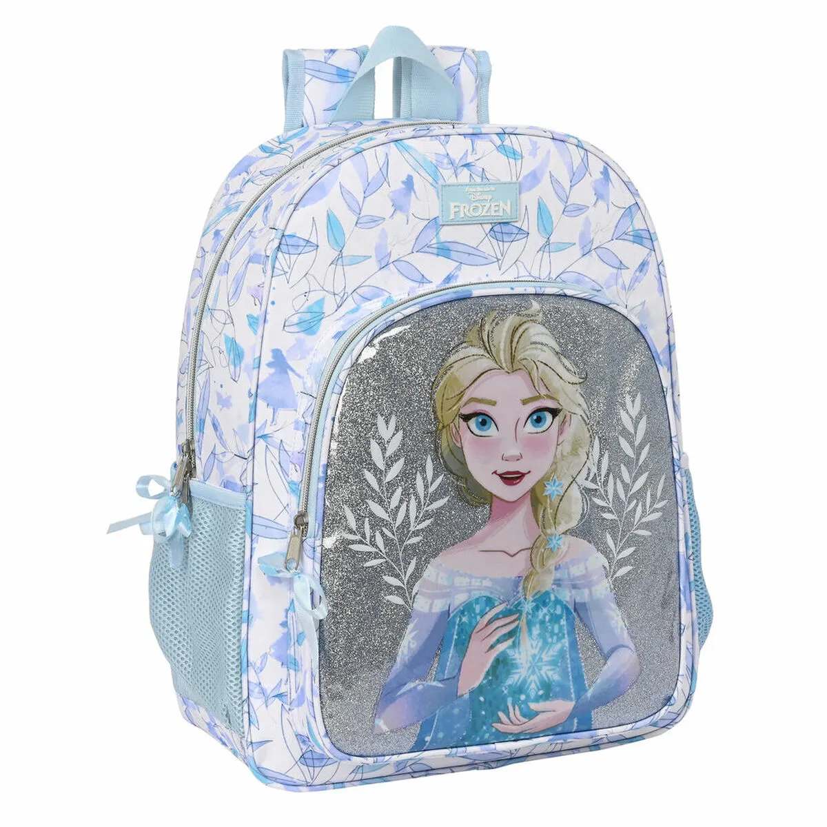 Zaino Scuola Frozen Memories Azzurro Bianco 14 L