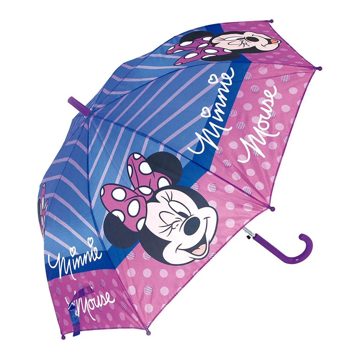 Ombrello Automatico Minnie Mouse Lucky (Ø 84 cm)