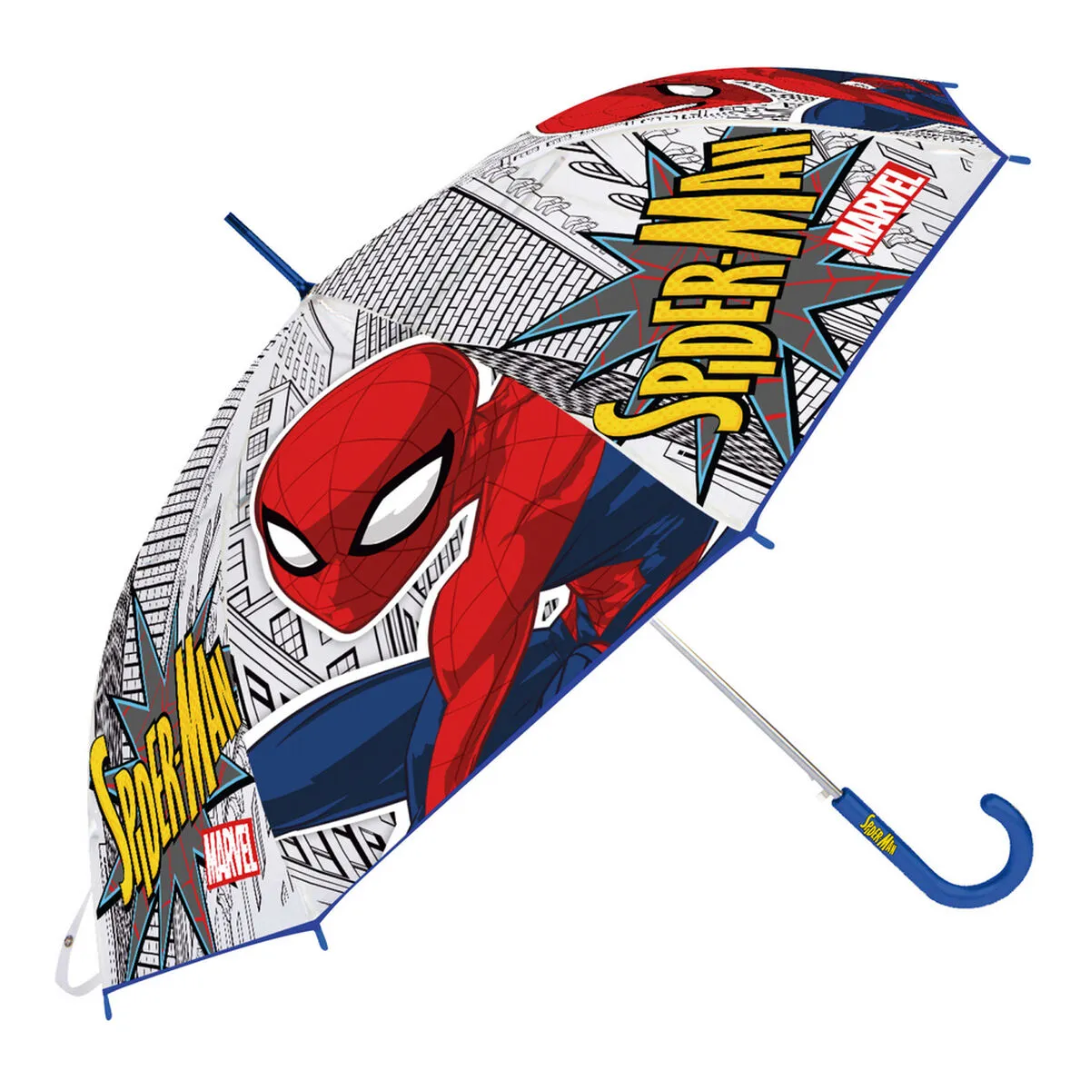 Ombrelli Spider-Man Great power Azzurro Rosso