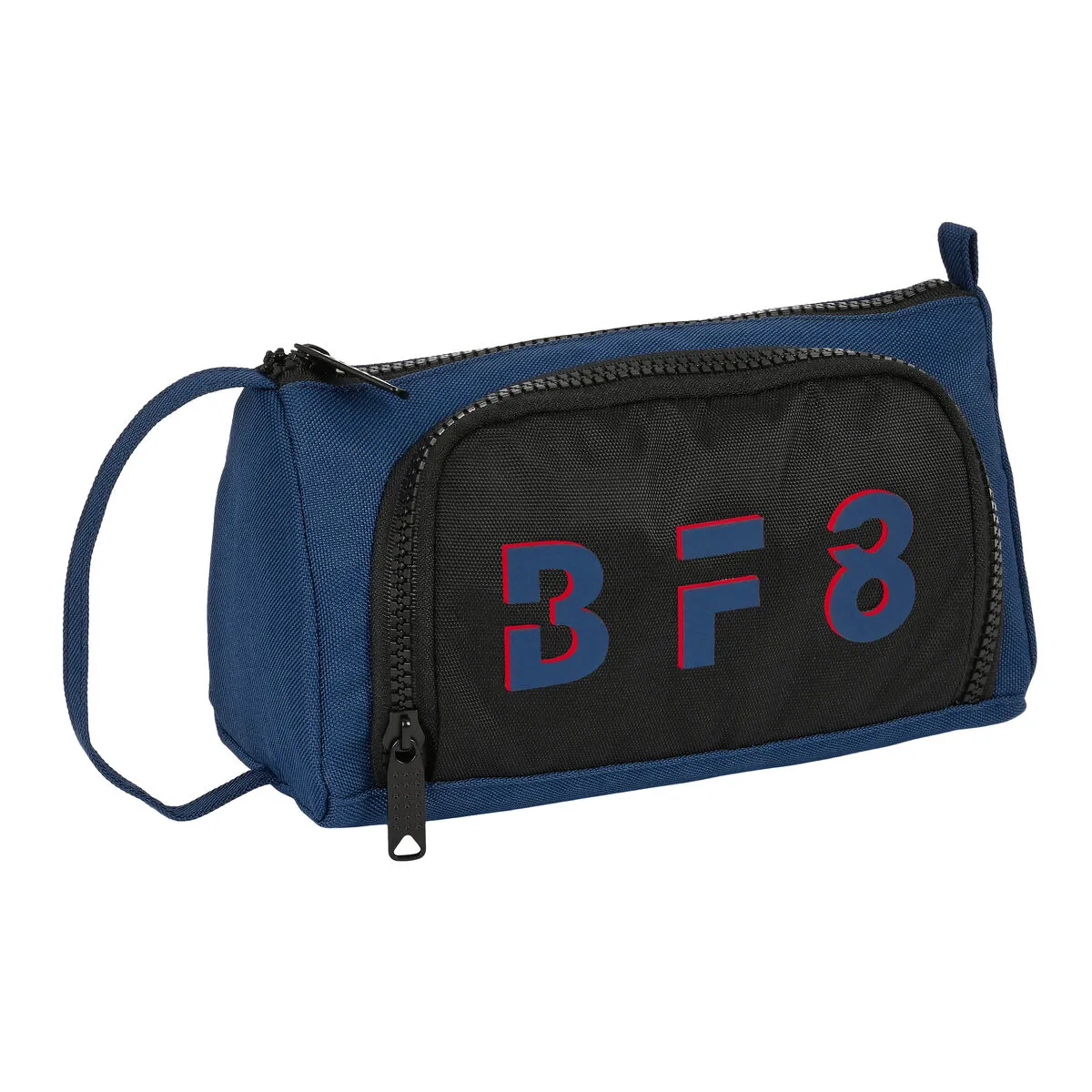 Astuccio per la Scuola con Accessori BlackFit8 Urban Nero Blu Marino (32 Pezzi)