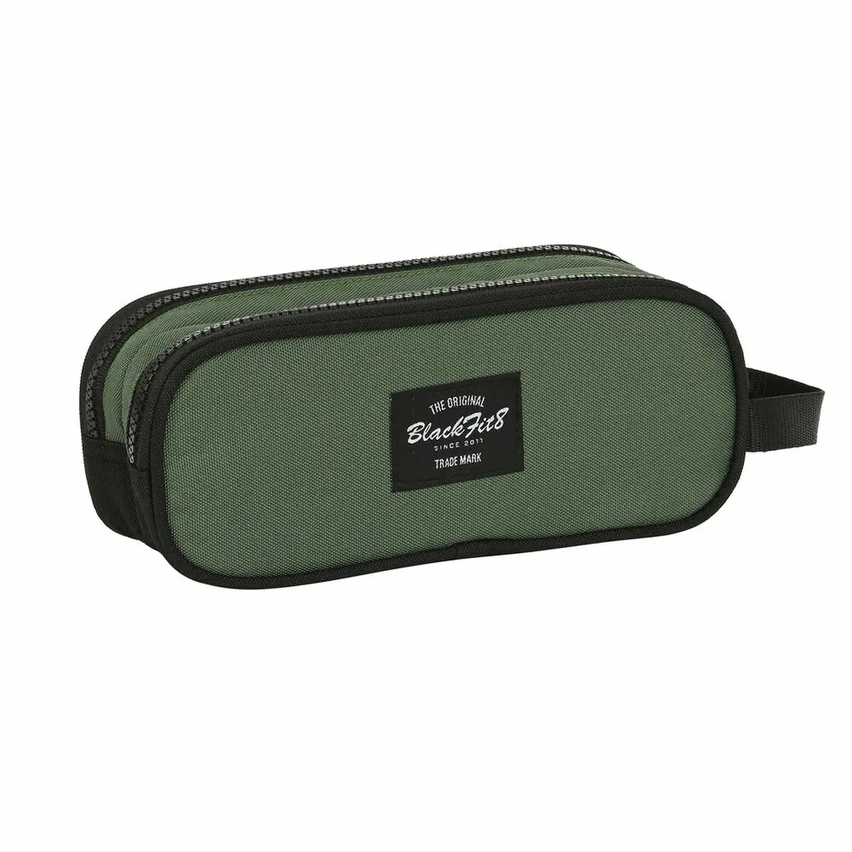 Portaoggetti Doppio BlackFit8 Gradient Nero Verde militare 21 x 8 x 6 cm