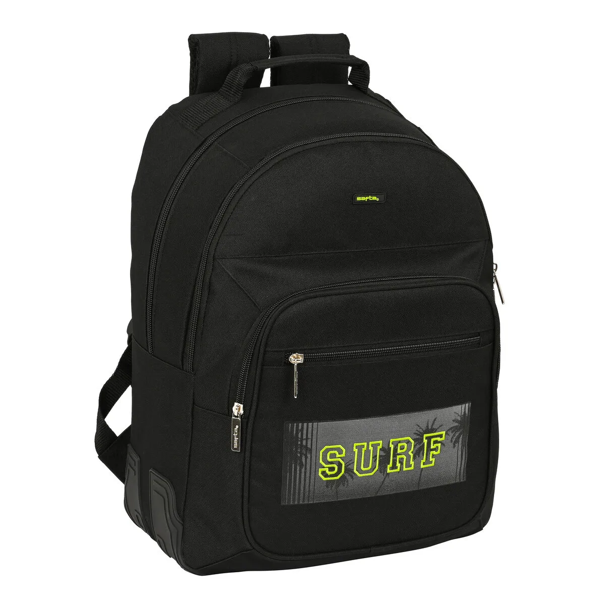 Zaino Scuola Safta Surf Nero (32 x 42 x 15 cm)