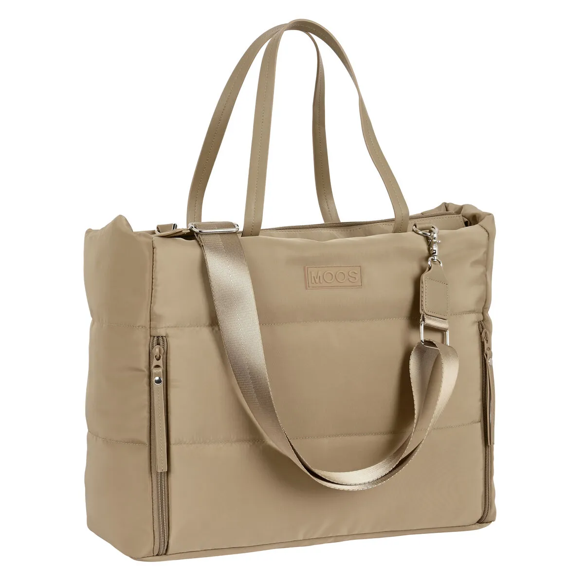 Borsa Moos Camel Trapunta Cammello (54 x 31 x 17 cm)