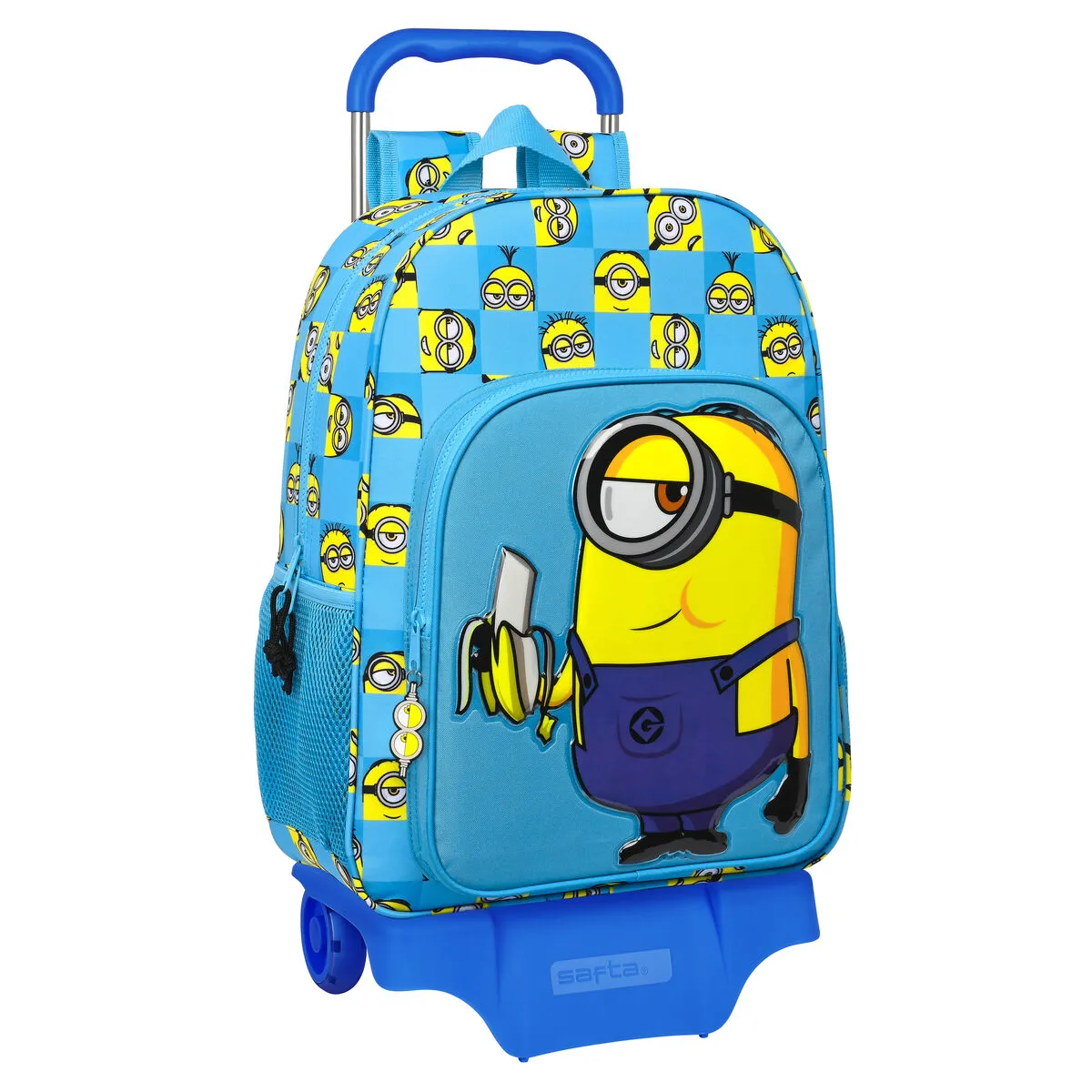 Trolley per la Scuola Minions Minionstatic Azzurro (33 x 42 x 14 cm)