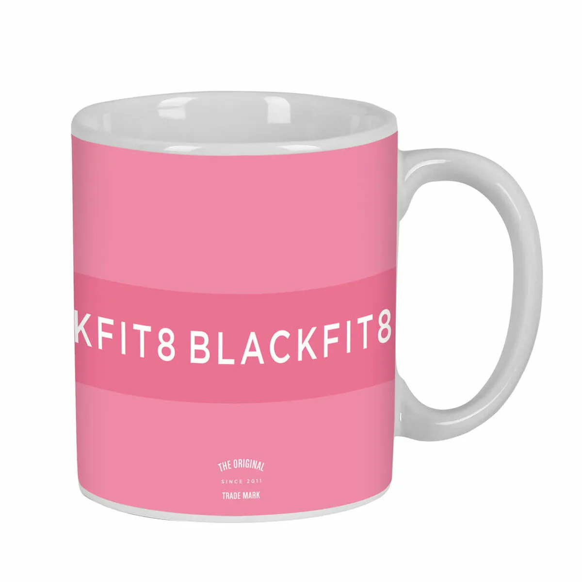 Tazza Mug BlackFit8 Glow up Ceramica Rosa (350 ml)