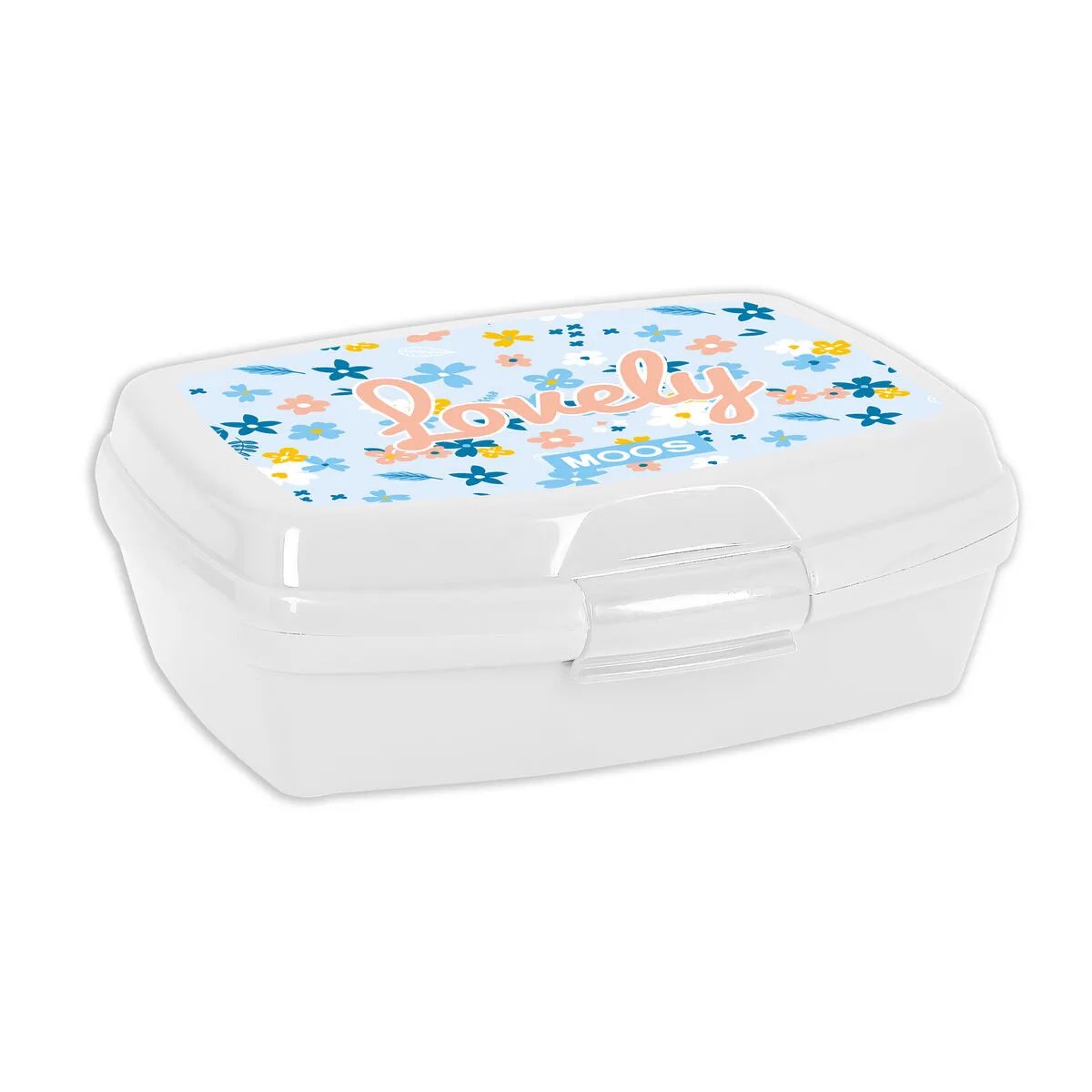 Contenitore per Sandwich Moos Lovely Plastica Azzurro Chiaro (17 x 6 x 14 cm)