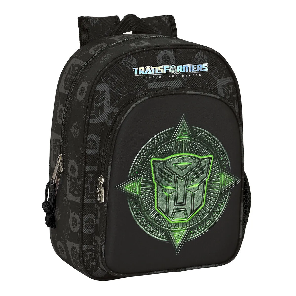 Zaino Scuola Transformers 26 x 34 x 11 cm Nero