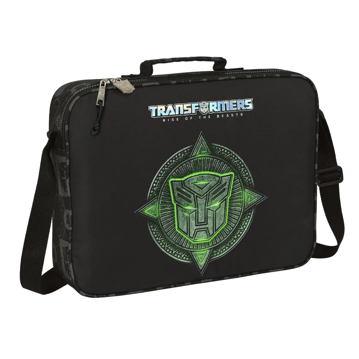 Borsa per la scuola Transformers Nero 38 x 28 x 6 cm