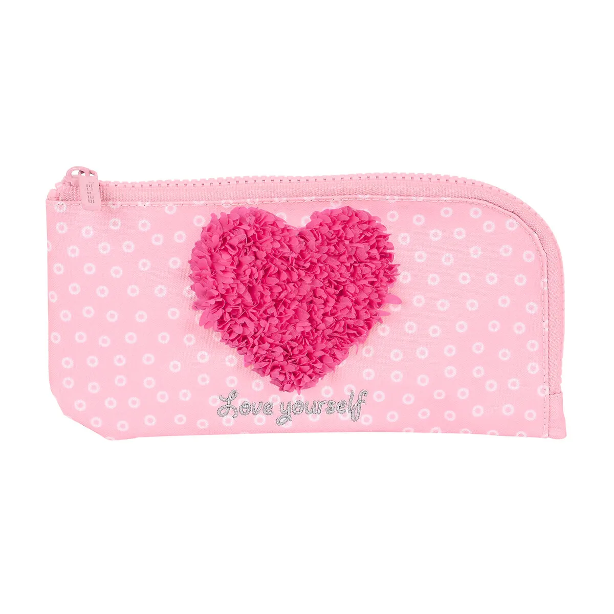 Astuccio Scuola Safta Love Yourself Rosa (23 x 11 x 1 cm)