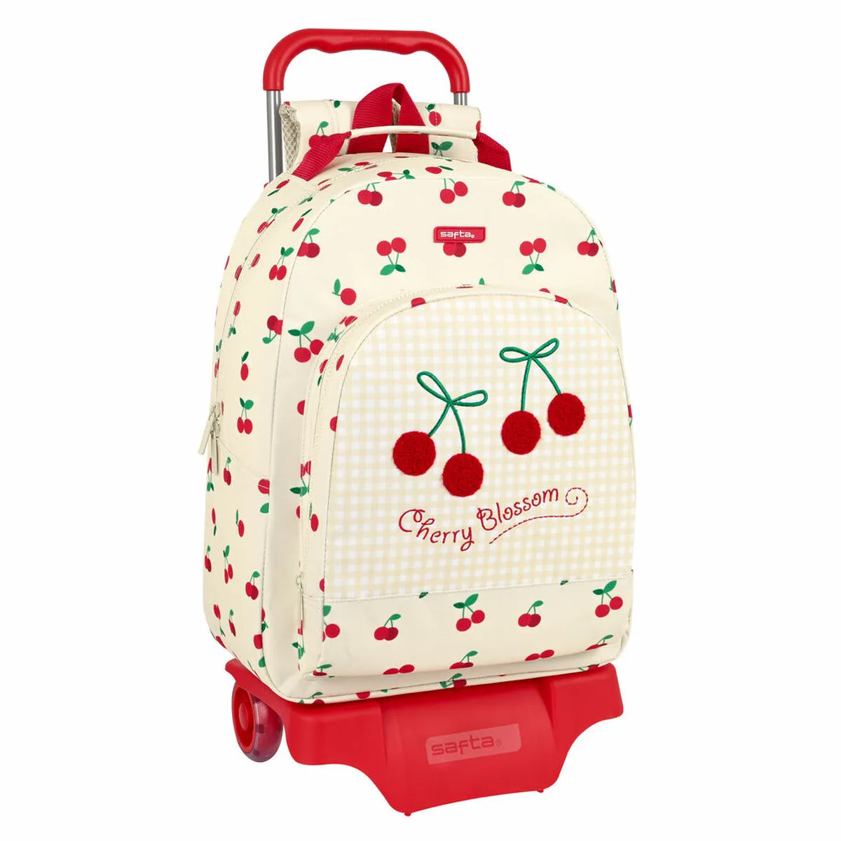 Trolley per la Scuola Safta Cherry Beige (32 x 42 x 15 cm)