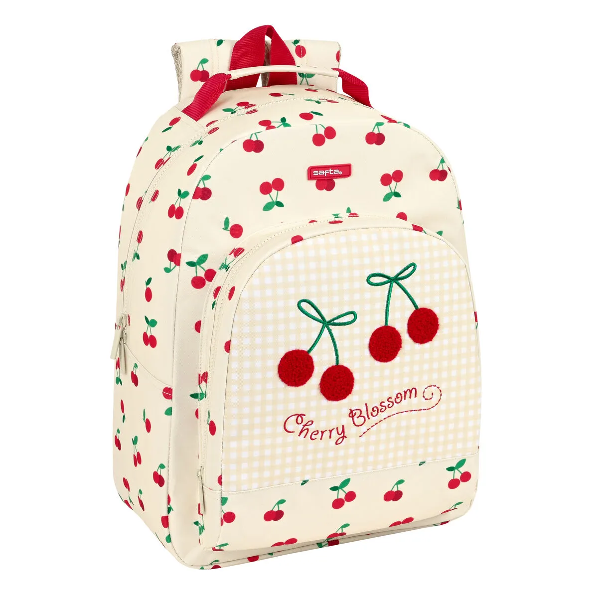 Zaino Scuola Safta Cherry Beige (32 x 42 x 15 cm)