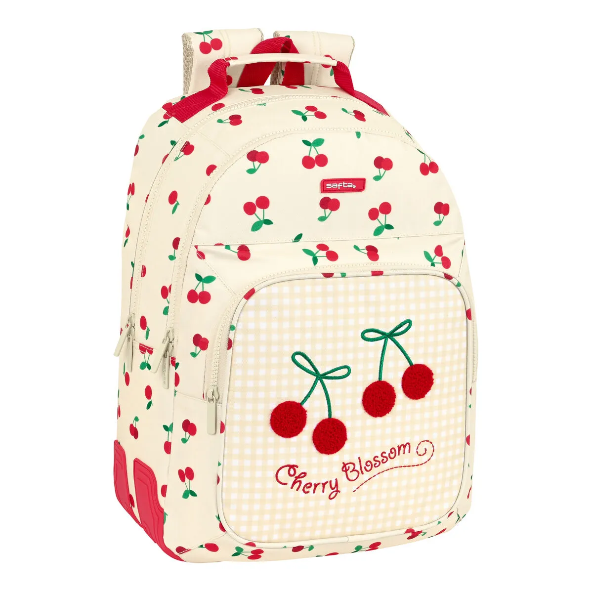 Zaino Scuola Safta Cherry Beige (32 x 42 x 15 cm)