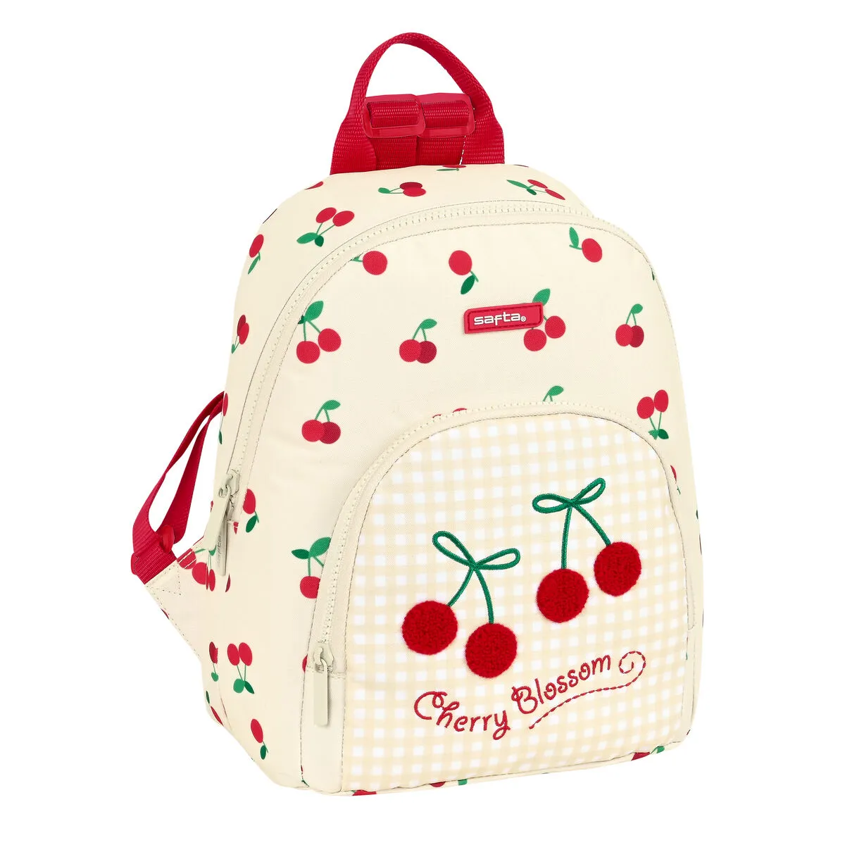 Zaino per Bambini Safta Cherry Mini Beige (25 x 30 x 13 cm)