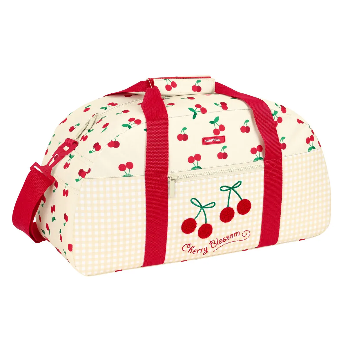 Borsa da Palestra Safta Cherry Beige (50 x 26 x 20 cm)