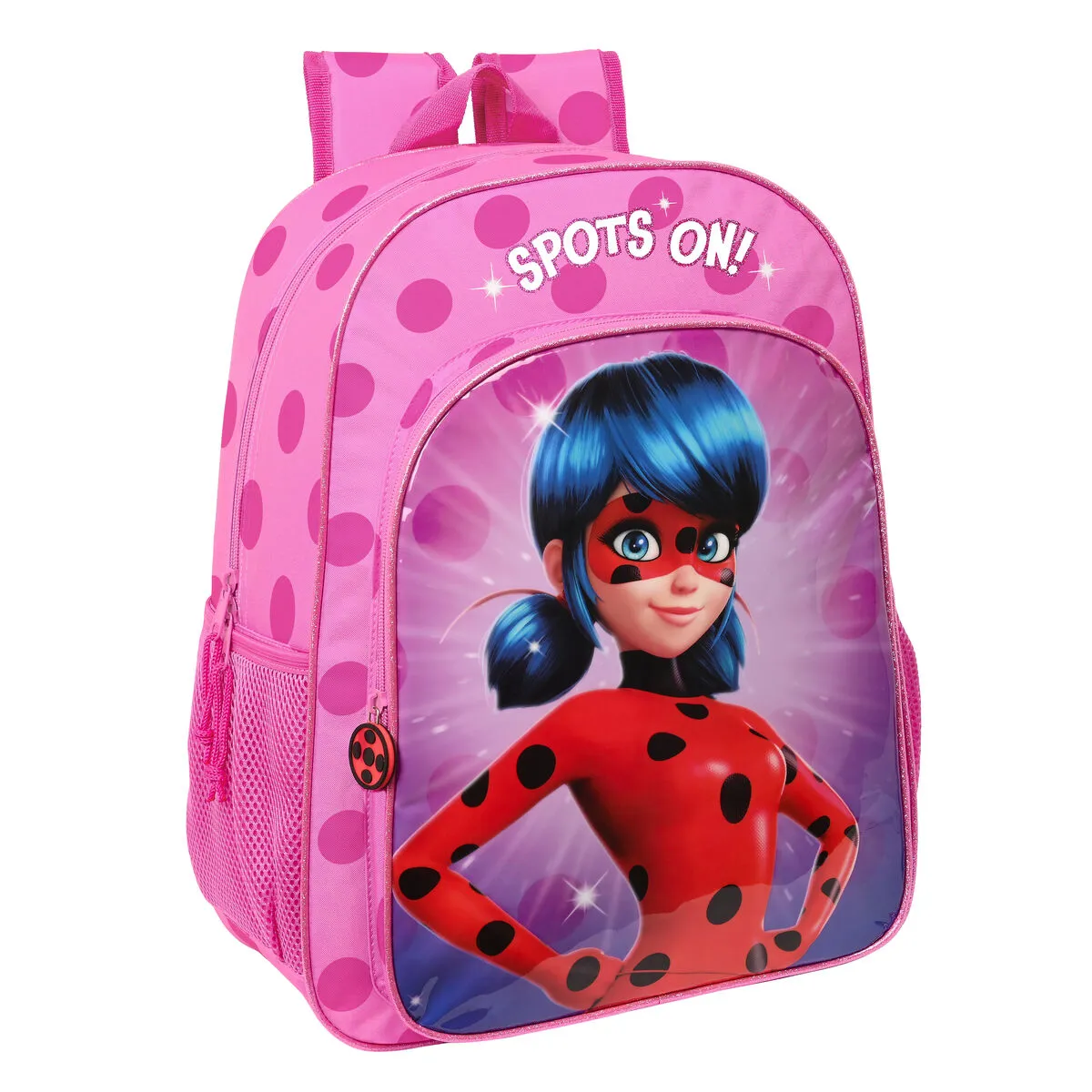 Zaino Scuola Lady Bug Fucsia (33 x 42 x 14 cm)