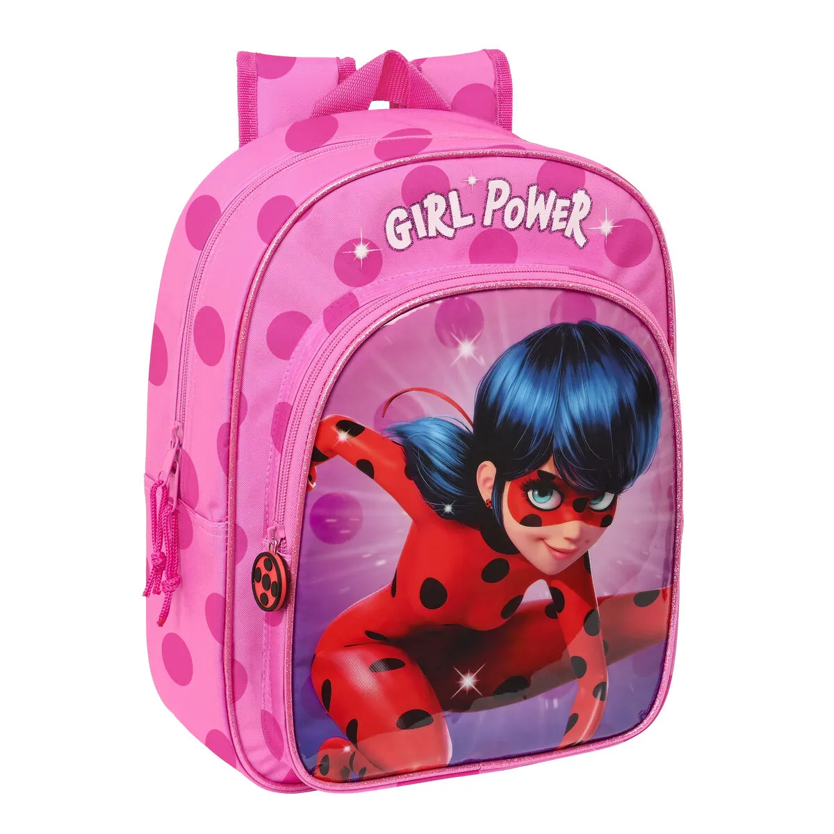 Zaino Scuola Lady Bug Fucsia (26 x 34 x 11 cm)