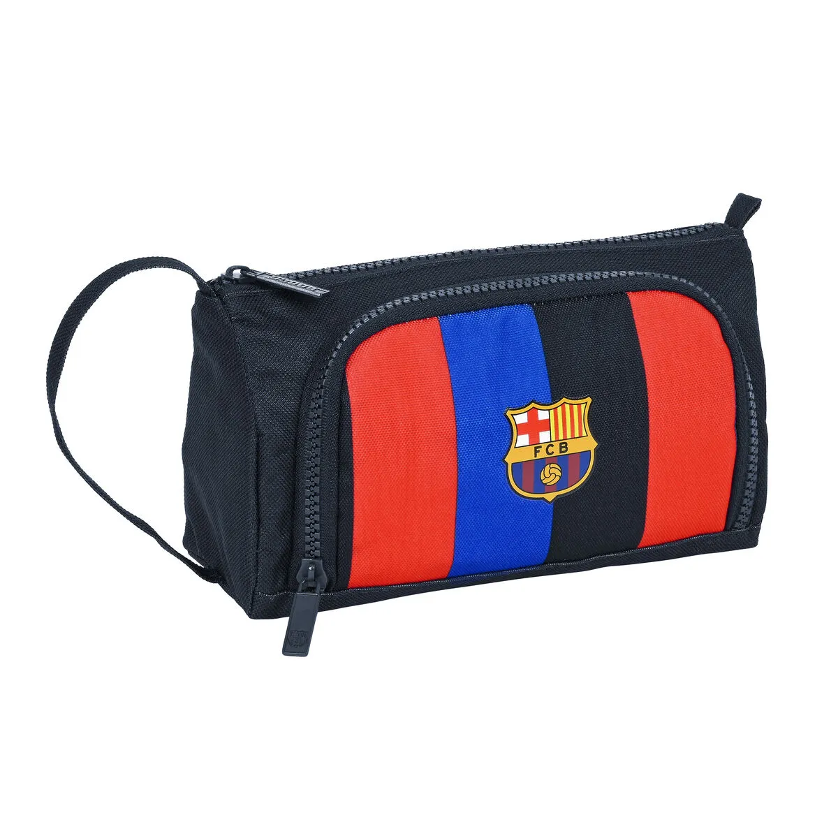 Astuccio per la Scuola con Accessori F.C. Barcelona Rosso Granato Blu Marino (32 Pezzi)