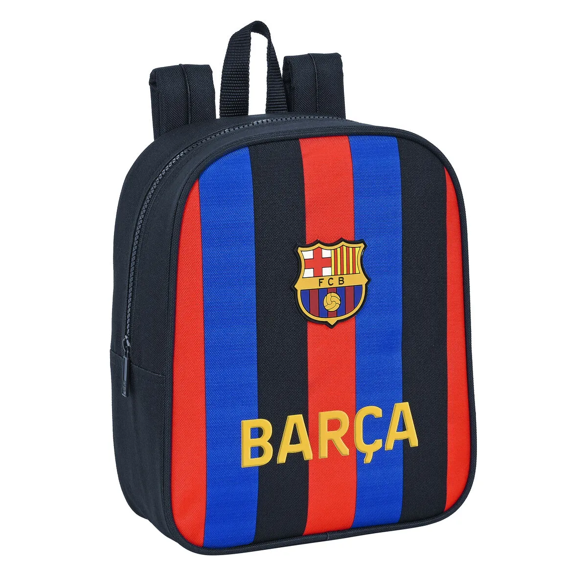 Zaino Scuola F.C. Barcelona Rosso Granato Blu Marino (22 x 27 x 10 cm)