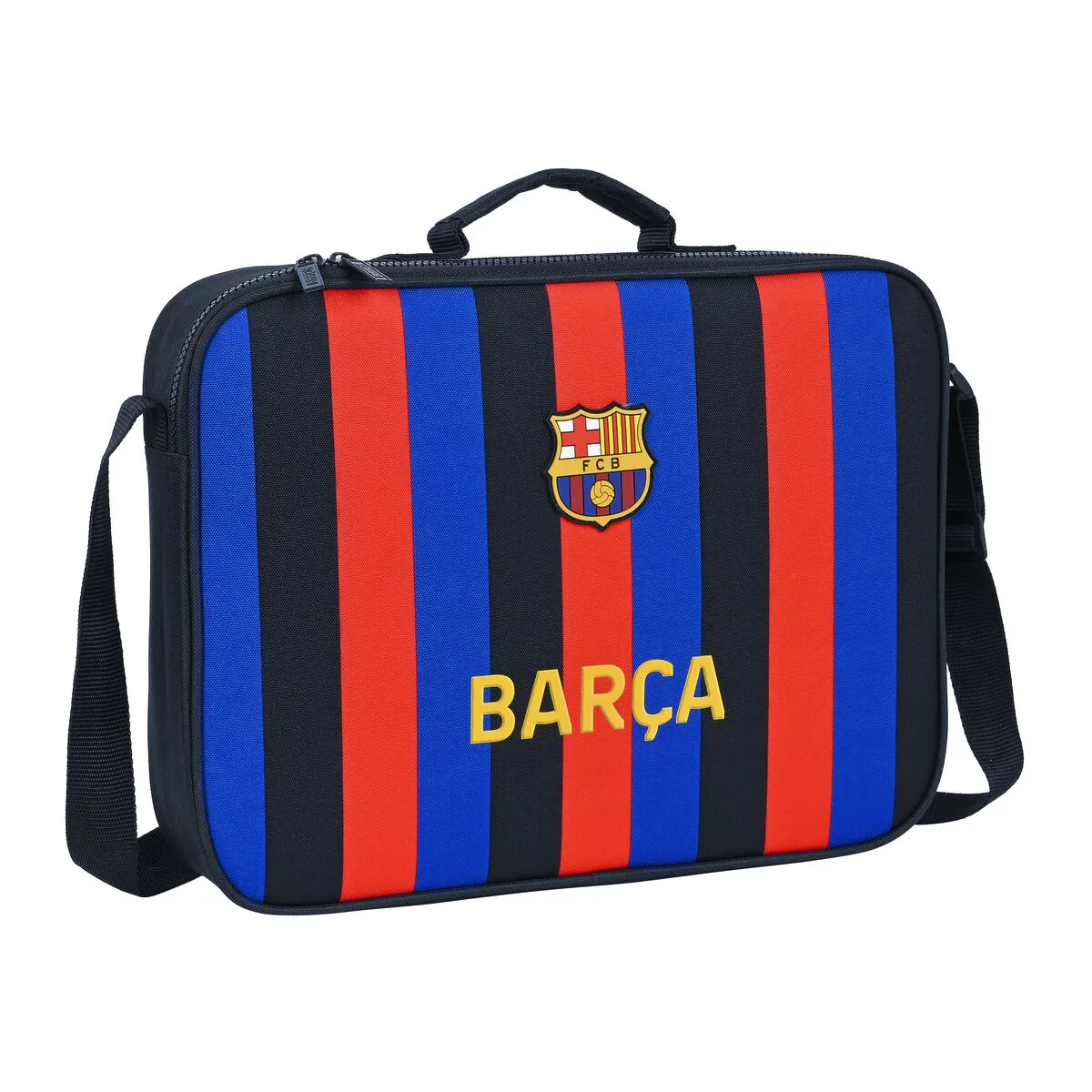 Borsa per la scuola F.C. Barcelona Rosso Granato Blu Marino (38 x 28 x 6 cm)