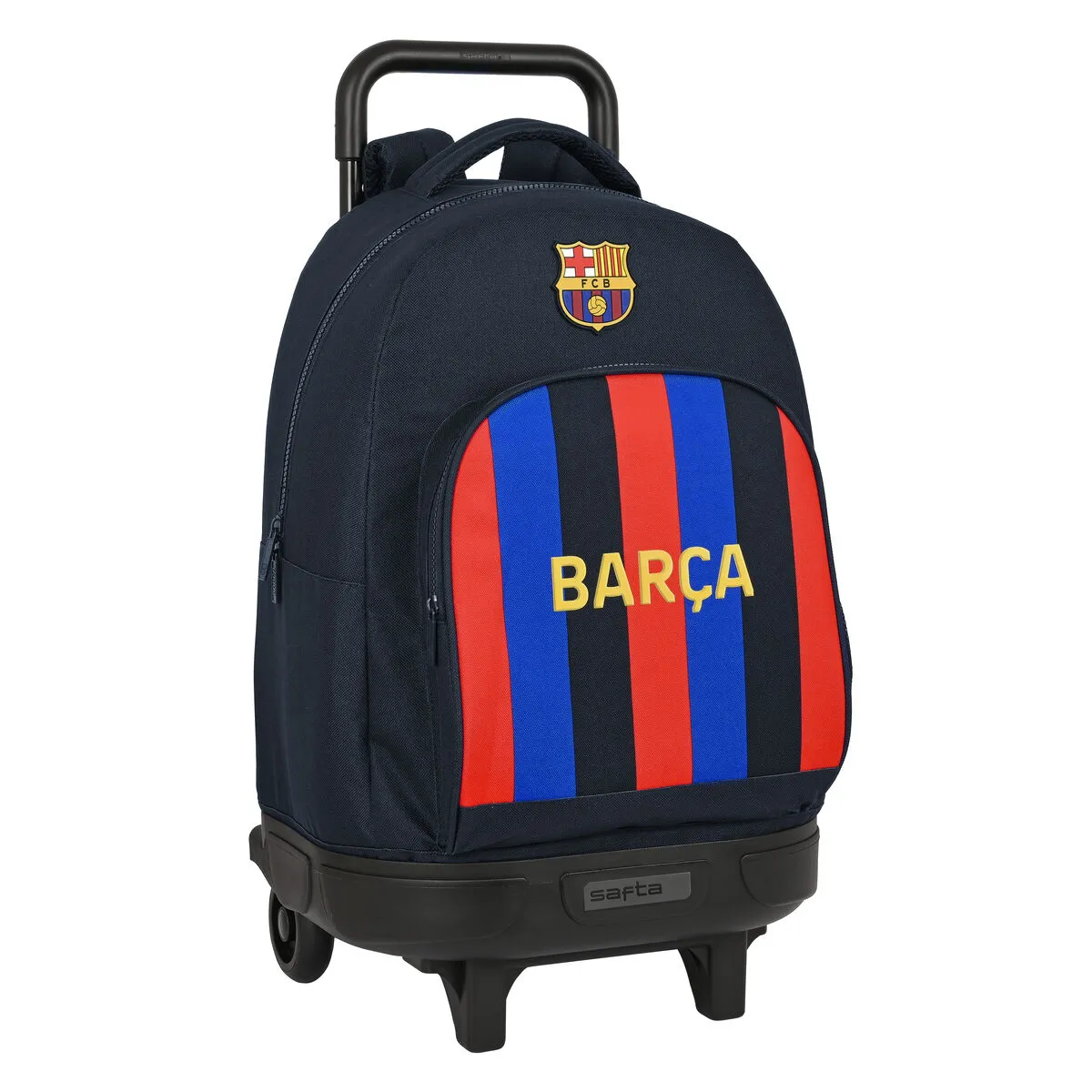 Trolley per la Scuola F.C. Barcelona Rosso Granato Blu Marino (33 x 45 x 22 cm)