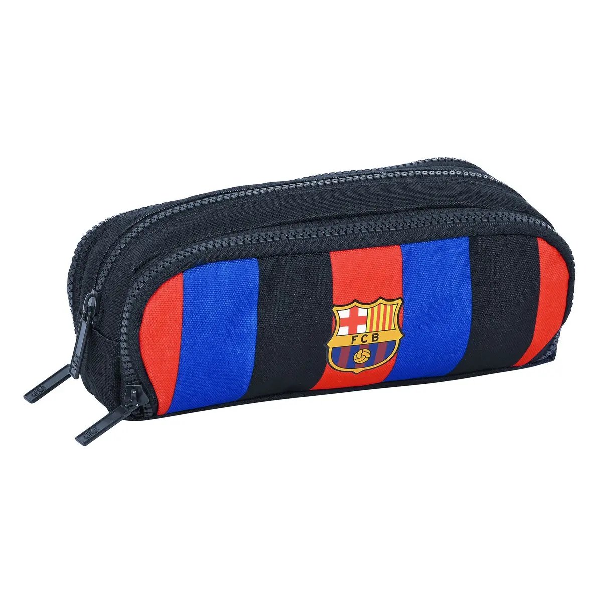 Portaoggetti Triplo F.C. Barcelona Rosso Granato Blu Marino (21 x 8 x 8 cm)