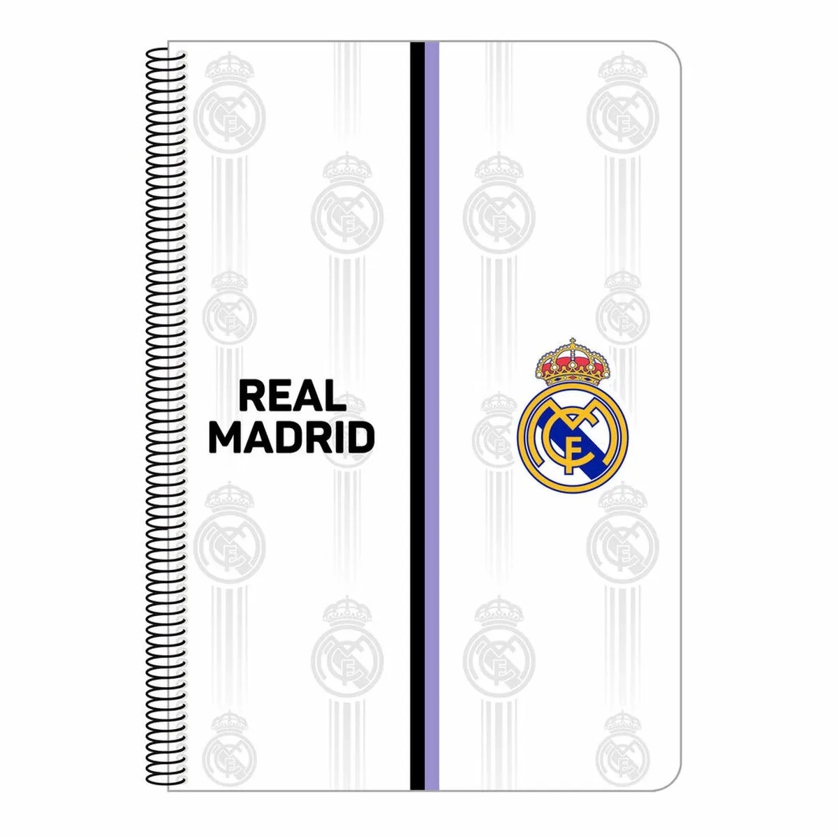 Agenda Real Madrid C.F. Nero Bianco A4
