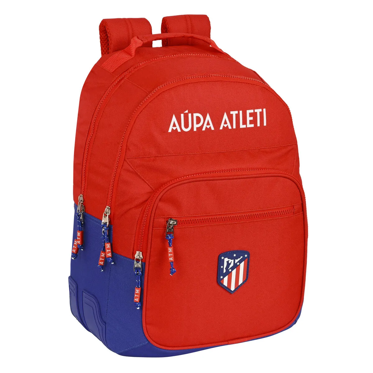 Zaino Scuola Atlético Madrid Rosso Blu Marino (32 x 42 x 15 cm)