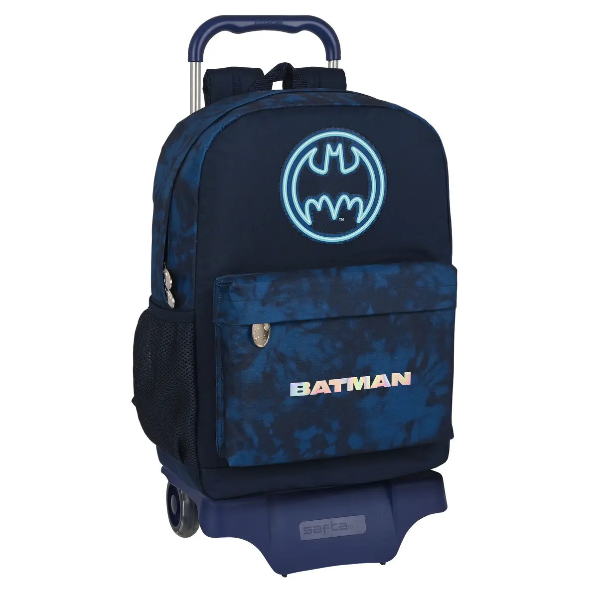 Trolley per la Scuola Batman Legendary Blu Marino 30 x 43 x 14 cm