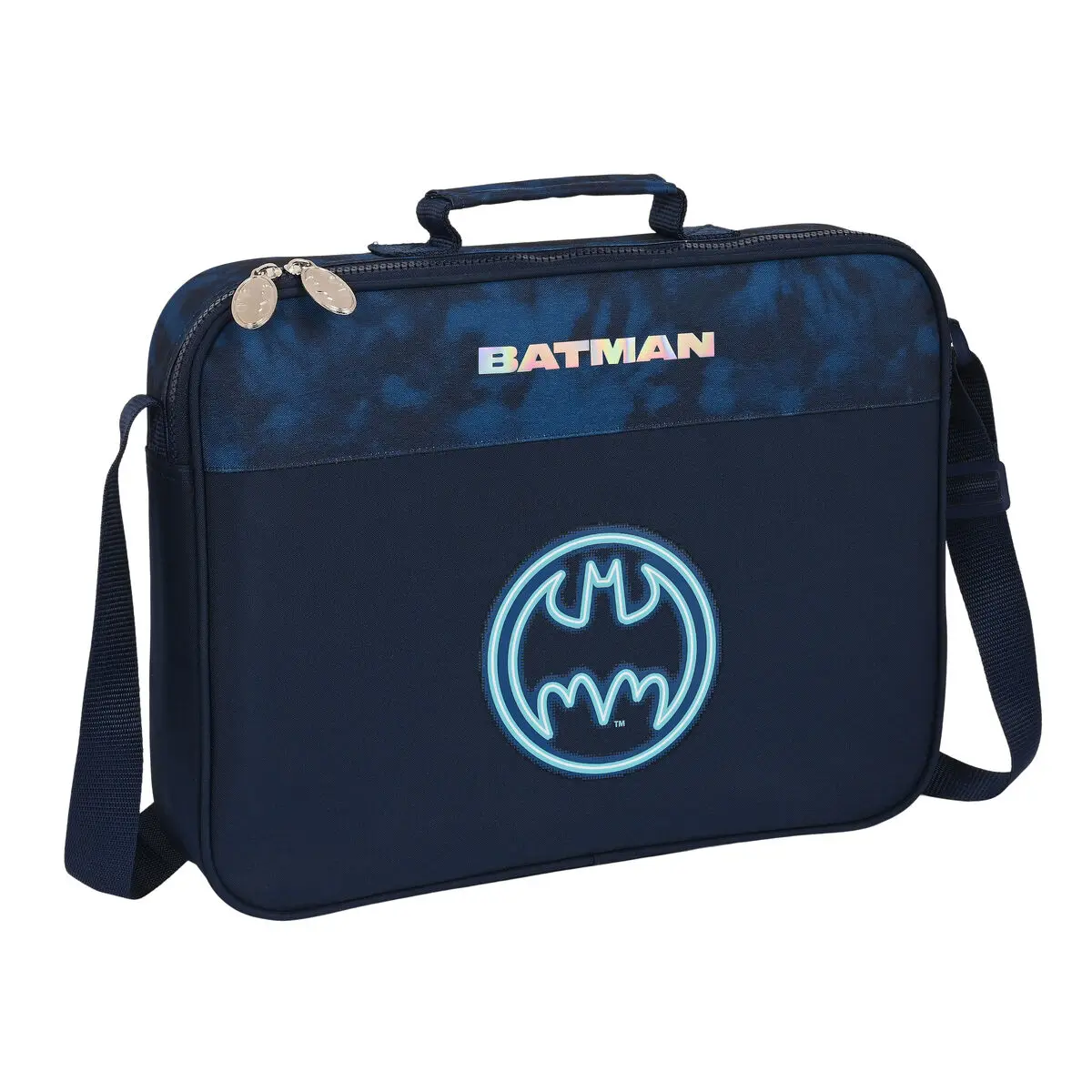 Borsa per la scuola Batman Legendary Blu Marino 38 x 28 x 6 cm