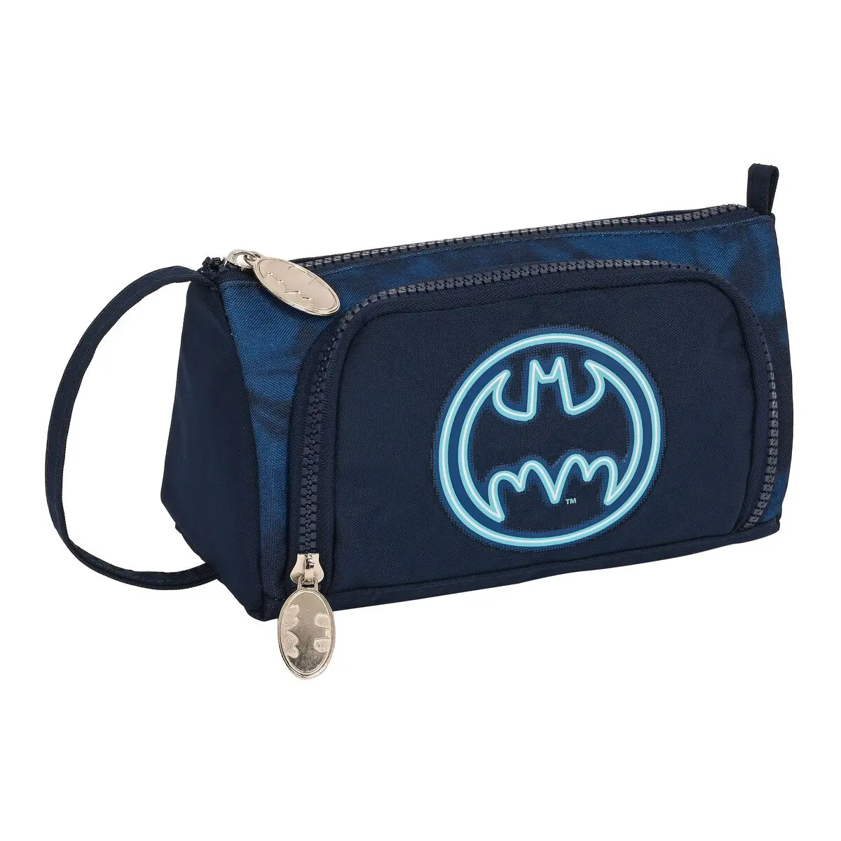 Astuccio per la Scuola con Accessori Batman Legendary Blu Marino 20 x 11 x 8.5 cm (32 Pezzi)