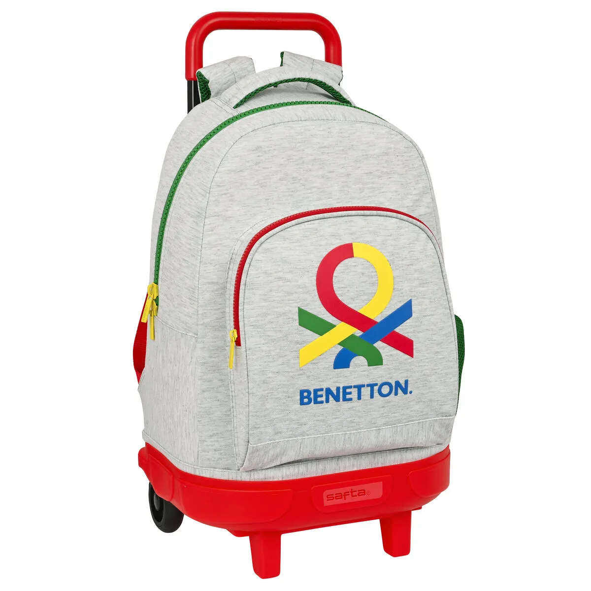 Trolley per la Scuola Benetton Pop Grigio (33 x 45 x 22 cm)