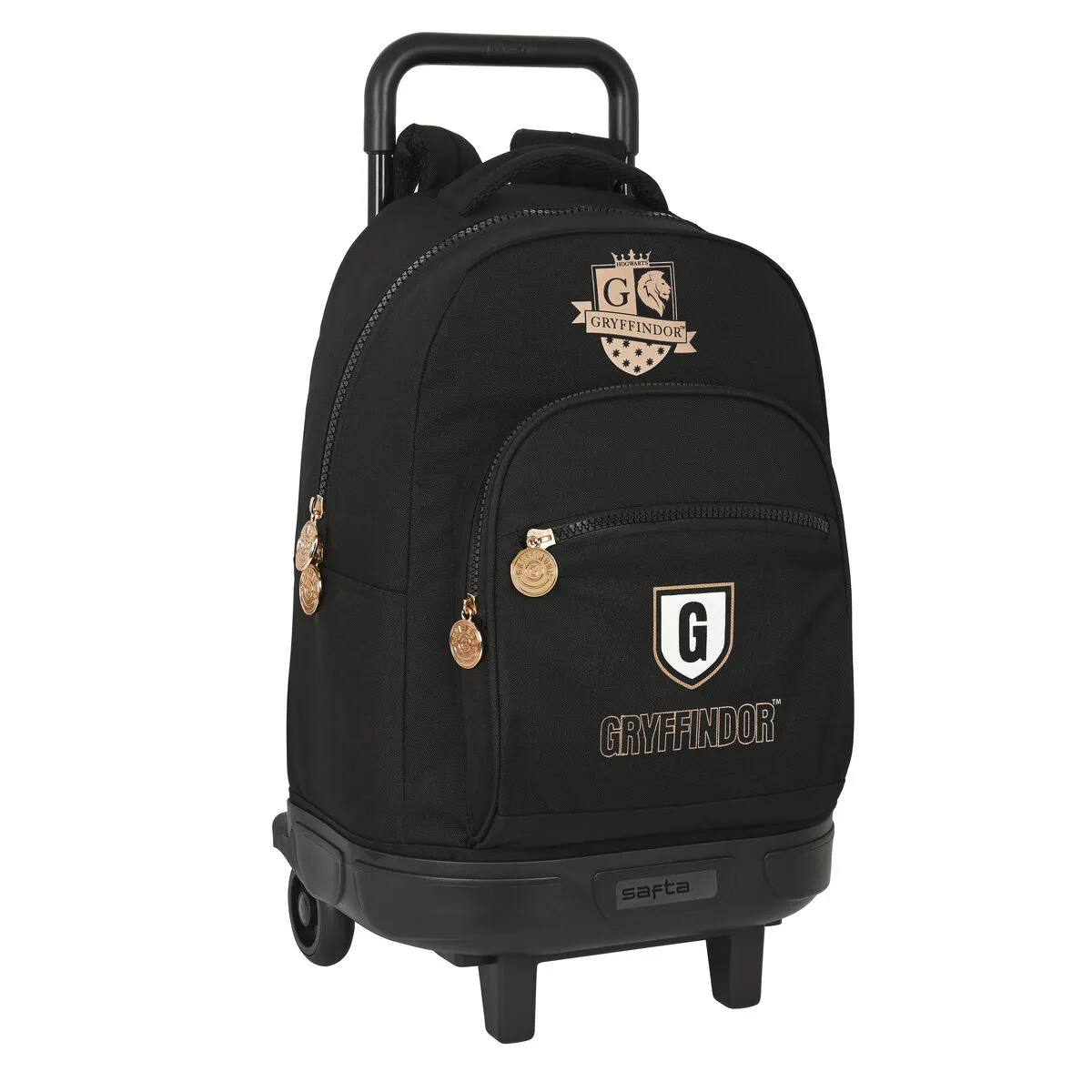 Trolley per la Scuola Harry Potter Bravery 33 x 45 x 22 cm Nero