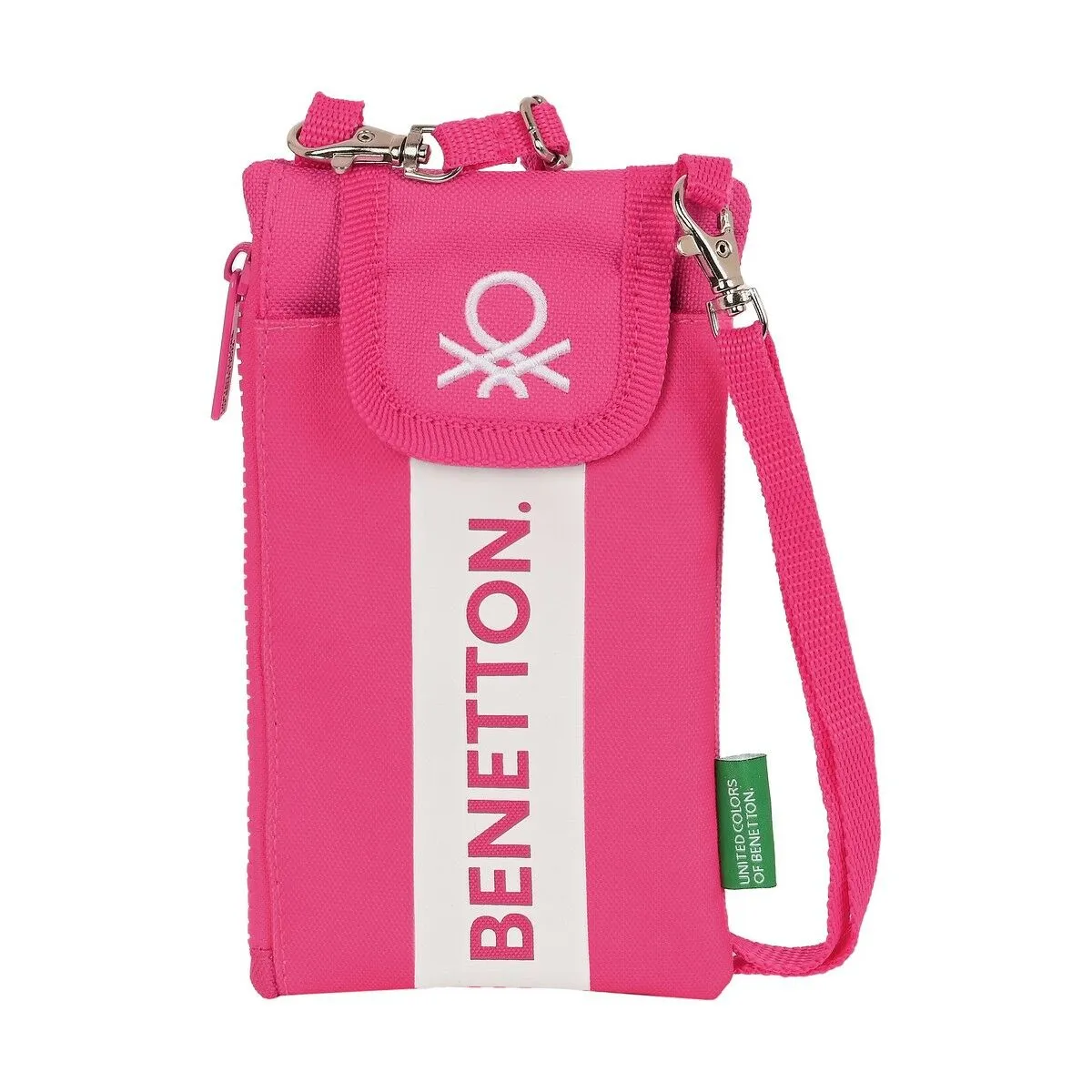 Portamonete Benetton Raspberry Custodia per Cellulare Fucsia