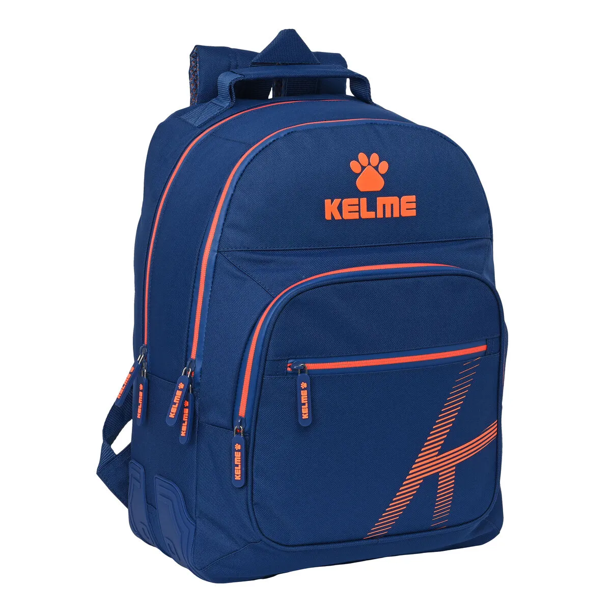 Zaino Scuola Kelme Navy blue Arancio Blu Marino (32 x 42 x 15 cm)