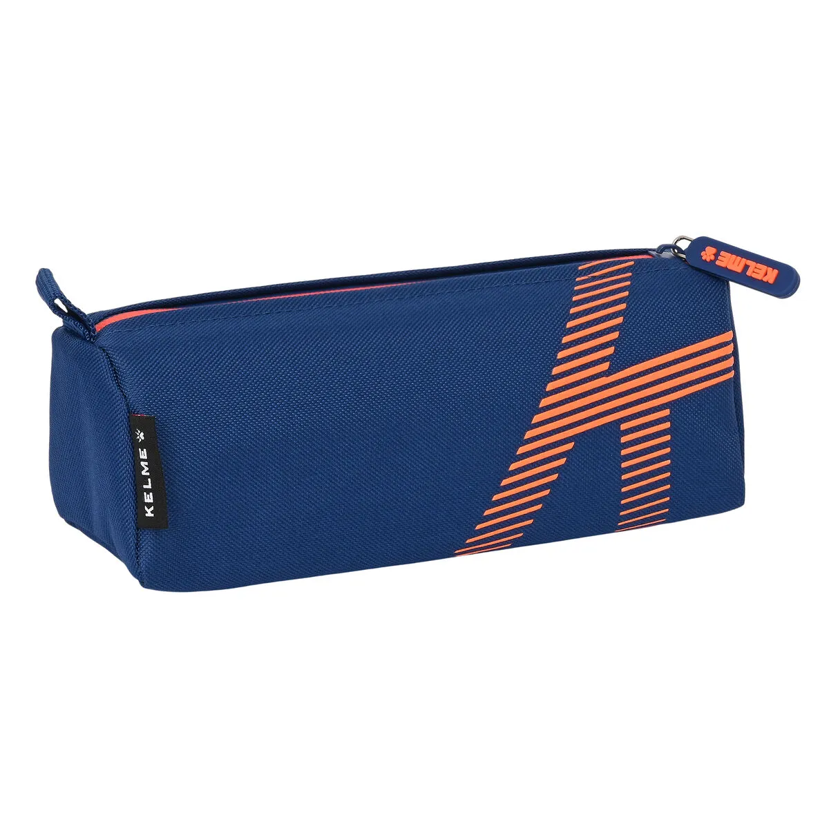 Astuccio Scuola Kelme Navy blue Arancio Blu Marino (21 x 8 x 7 cm)