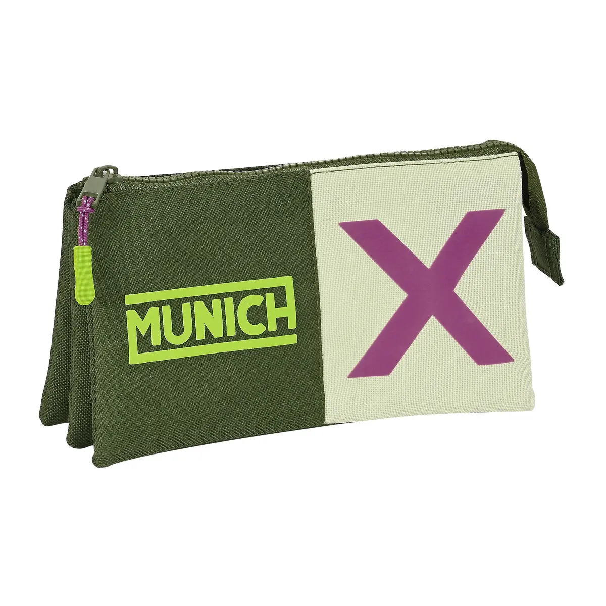 Portaoggetti Triplo Munich Bright khaki Verde 22 x 12 x 3 cm