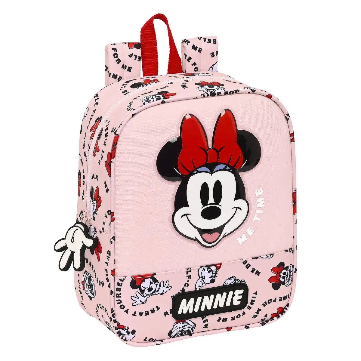 Zaino per Bambini Minnie Mouse Me time Rosa (22 x 27 x 10 cm)