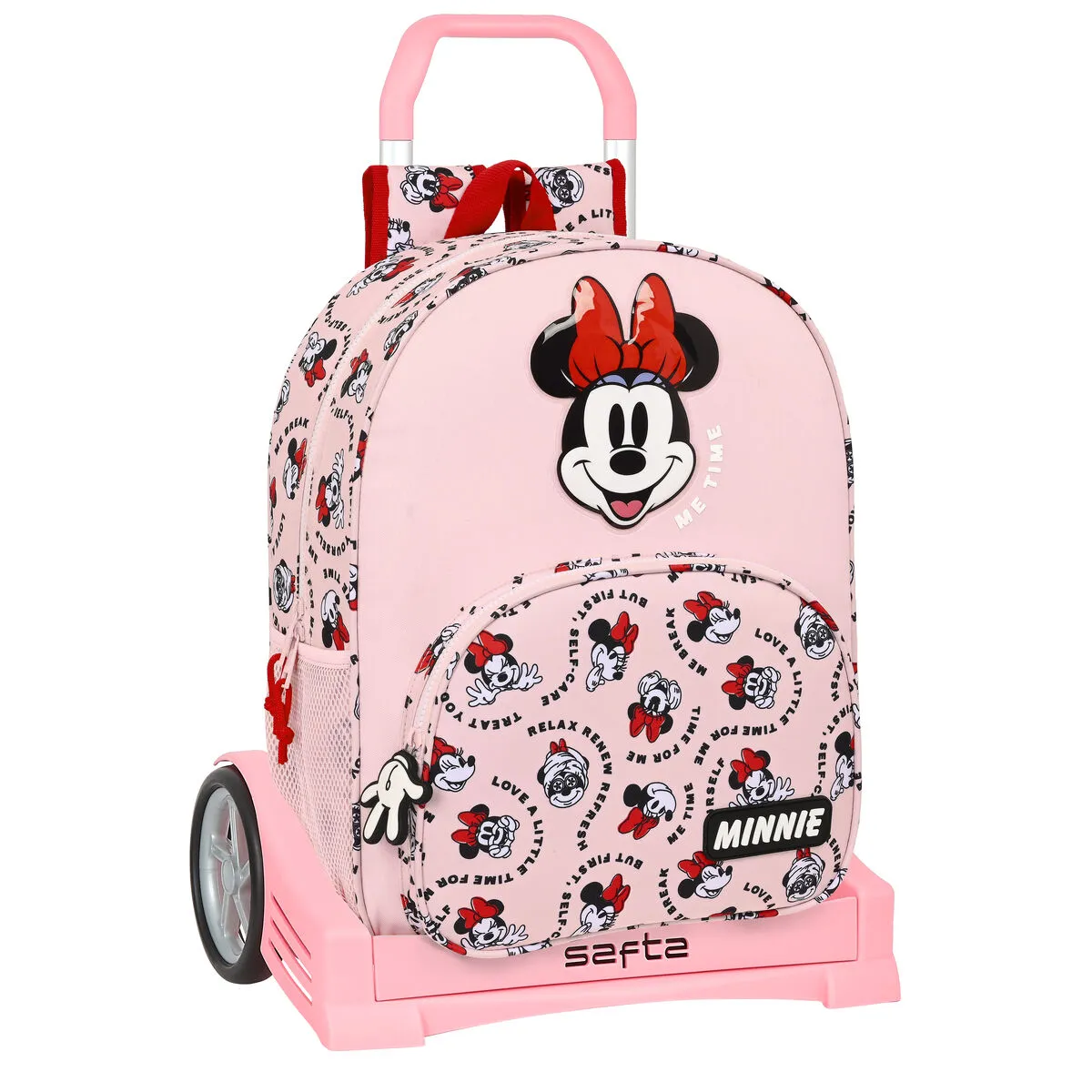 Trolley per la Scuola Minnie Mouse Me time Rosa 33 x 42 x 14 cm